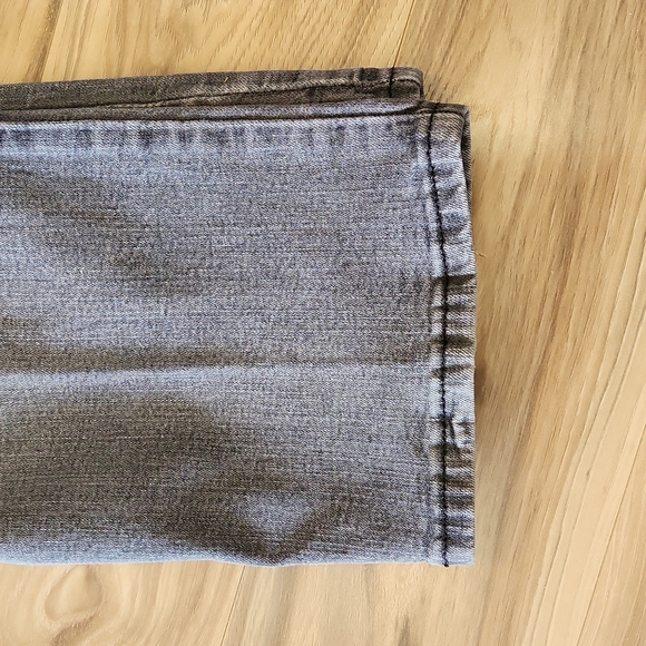 Levi's 514 Straight Fit Dark Gray Denim Jeans W 38 L 32 - Picture 4 of 5